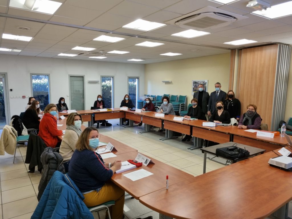 Photo des participants à la formation Secrétaire de mairie débutée en janvier 2022